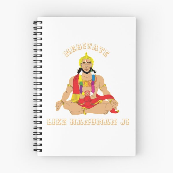 Item preview, Lord Hanuman ji in meditation / yoga . designed and sold by aruvanita.