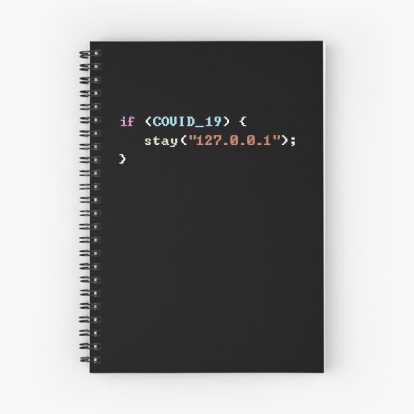 Item preview, Stay Home 127.0.0.1 | If There's Covid 19 Programming Coding Lines Terminal designed and sold by SkyStract.