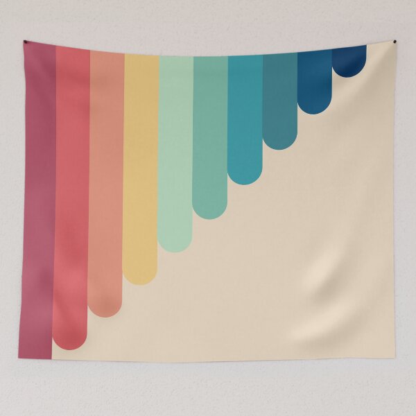 Item preview, Retro Vintage Stripes Minimal Pattern designed and sold by ind3finite.