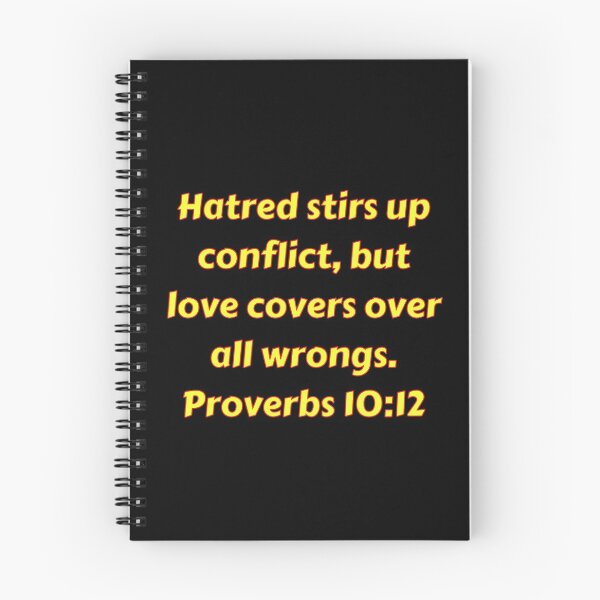 Artikelvorschau, Bible Verse Proverbs 10:12 entworfen und verkauft von Prayingwarrior.