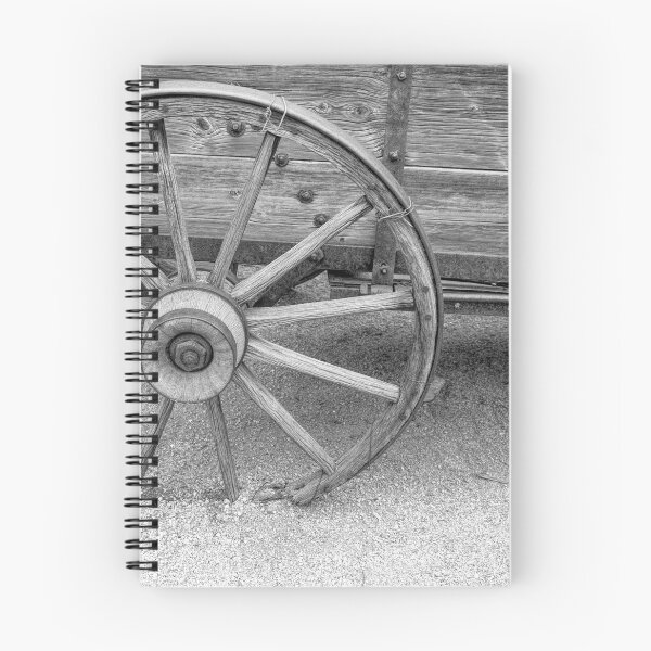 Item preview, Cave Creek Wagon Wheel BW  designed and sold by Elisabeth Lucas.