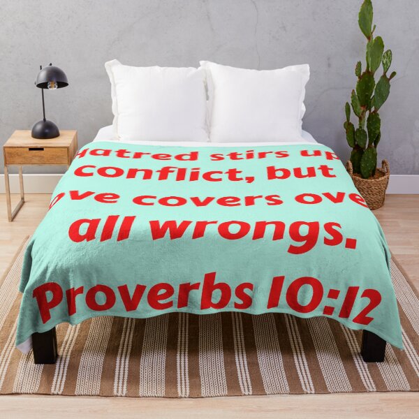 Item preview, Bible Verse Proverbs 10:12 designed and sold by Prayingwarrior.