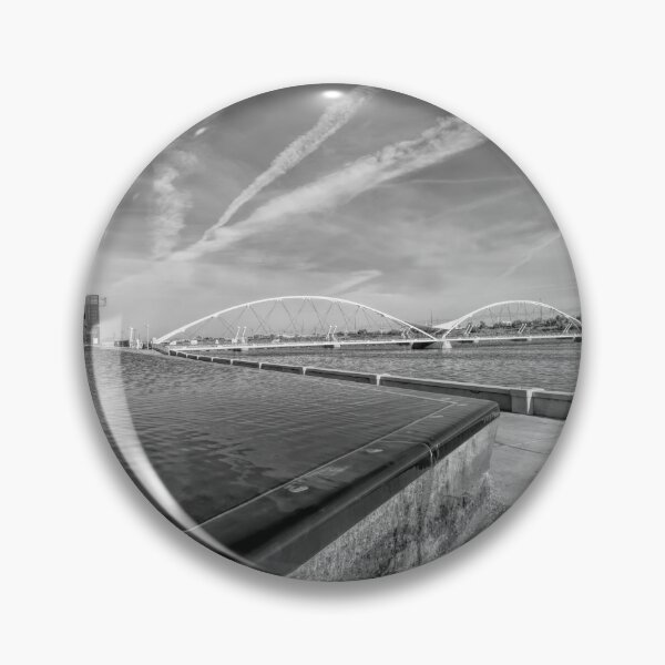 Item preview, Looking across Tempe Town Lake BW designed and sold by Elisabeth Lucas.