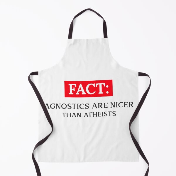 Item preview, Agnostics Are Nicer Than Atheists (White) designed and sold by AbsurdlyEpic.