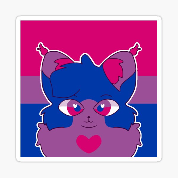 Bisexual Pride Cat Sticker