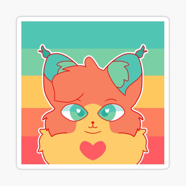 Pansexual Pride Cat Sticker