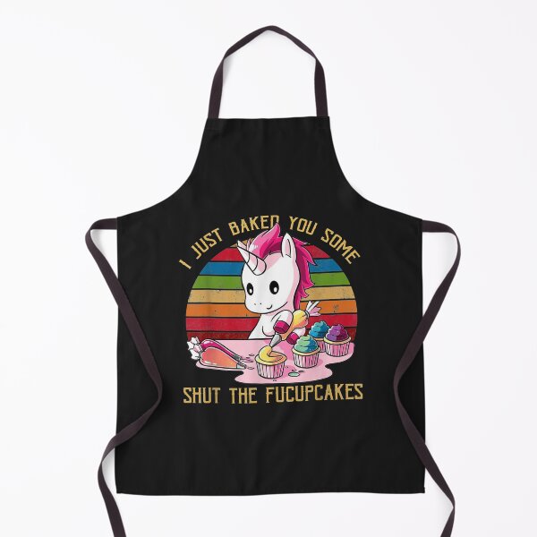 Item preview, I Just Baked You Some Shut The Fucupcakes Unicorn Baker TShirt1 designed and sold by blancatawa.