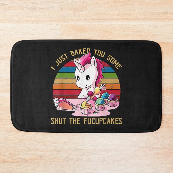 Item preview, I Just Baked You Some Shut The Fucupcakes Unicorn Baker TShirt1 designed and sold by blancatawa.