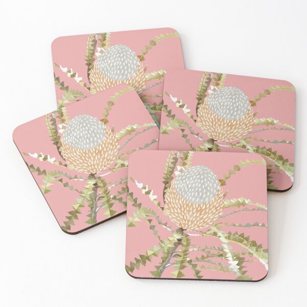Item preview, “Banksia” | Dusty Pink Background designed and sold by LiseHoltArt.