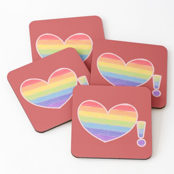 Item preview, Not Subtle - Huge Rainbow Pride Heart designed and sold by ViewerEqualsPhoton.