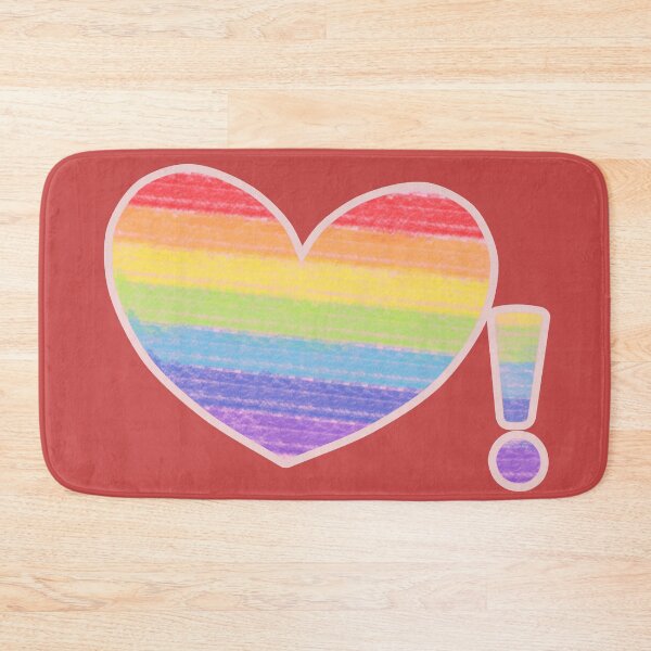 Item preview, Not Subtle - Huge Rainbow Pride Heart designed and sold by ViewerEqualsPhoton.