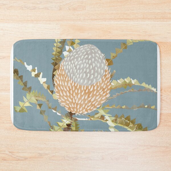 Item preview, “Banksia” | Dusty Blue Background designed and sold by LiseHoltArt.