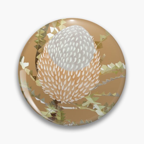 Item preview, “Banksia” | Dusty Brown Background designed and sold by LiseHoltArt.