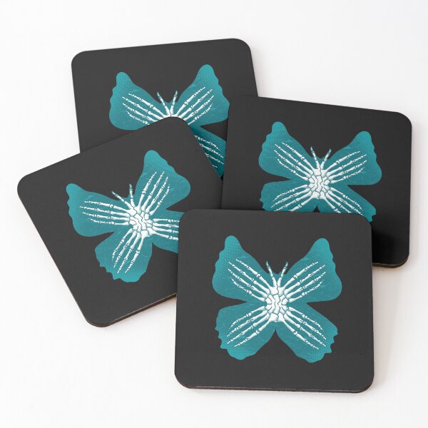 Item preview, Butterfly skeleton hand designed and sold by DerSenat.