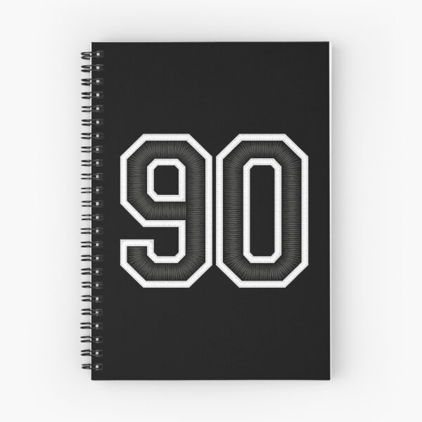 Item preview, 90 Black Jersey Sports Number ninety Football 90 designed and sold by elhefe.
