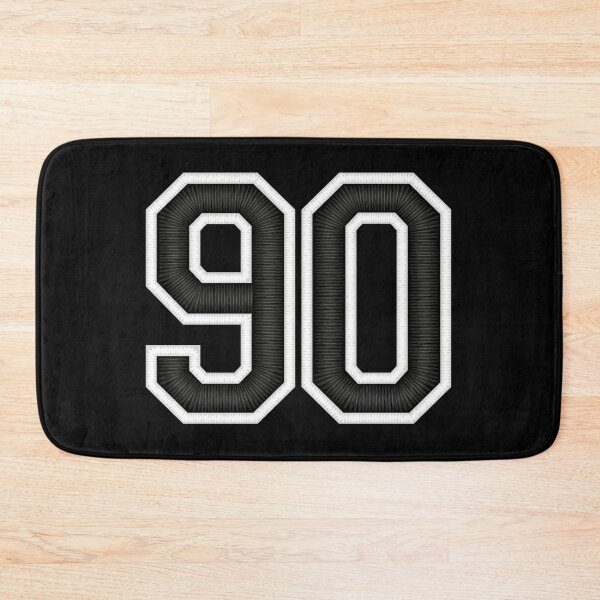 Item preview, 90 Black Jersey Sports Number ninety Football 90 designed and sold by elhefe.
