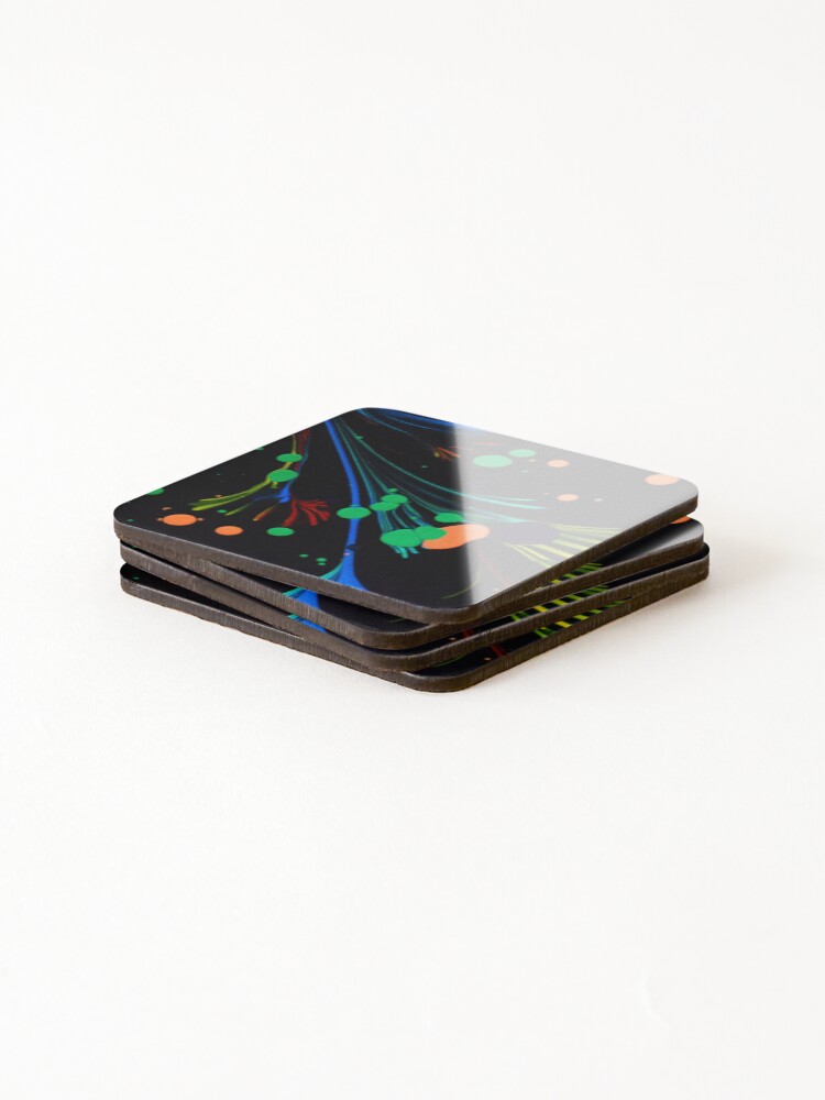 Thumbnail 4 of 5, Coasters (Set of 4), Starbursts designed and sold by RewskiPhotos.