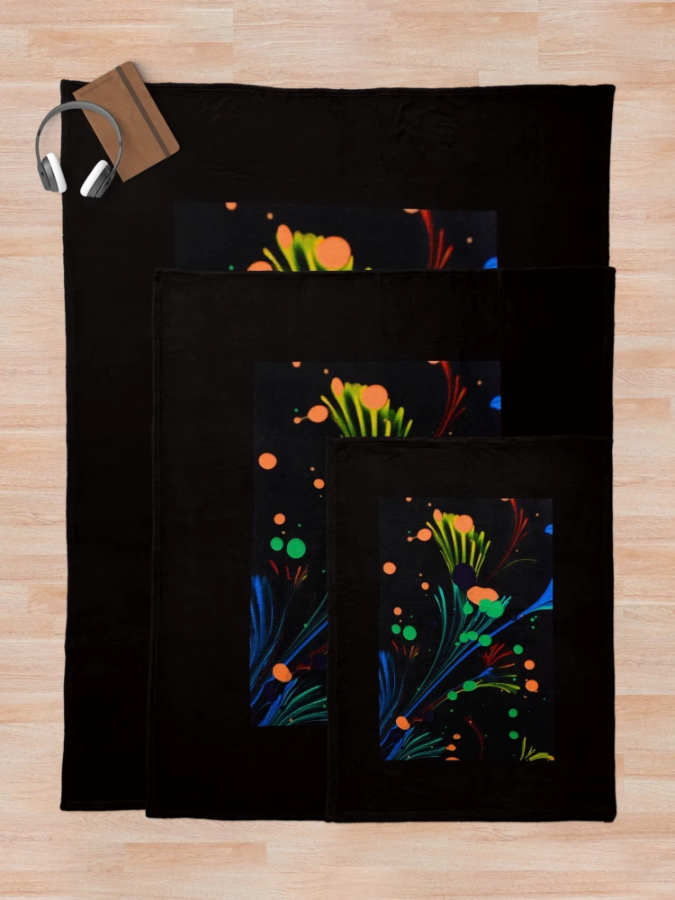 Thumbnail 5 of 6, Throw Blanket, Starbursts designed and sold by RewskiPhotos.