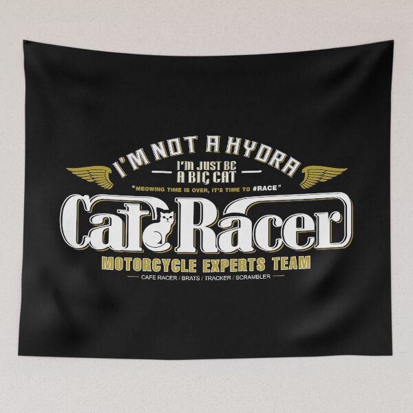 Item preview, "CATRACER MOTORCYCLE EXPERTS TEAM LOGO" designed and sold by MonKeeMAMA.