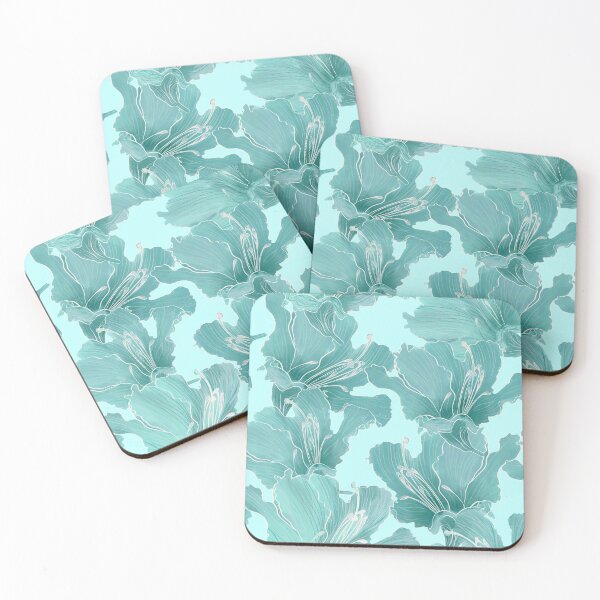 Item preview,  Delicate seamless pattern with beautiful scenic rhododendron flowers, with beautiful curly petals. designed and sold by ANAKOTO.