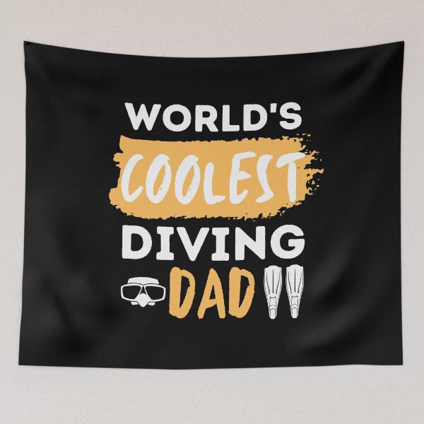 Item preview, World's Coolest Diving Dad designed and sold by StudioAquaLumos.