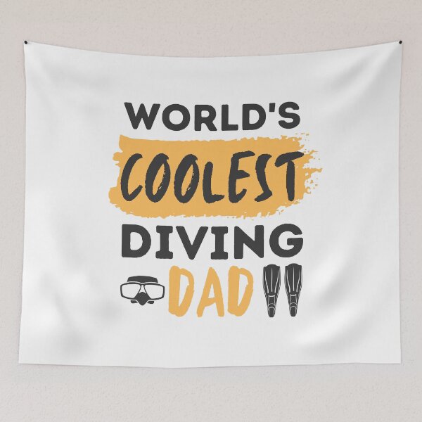 Item preview, World's Coolest Diving Dad designed and sold by StudioAquaLumos.
