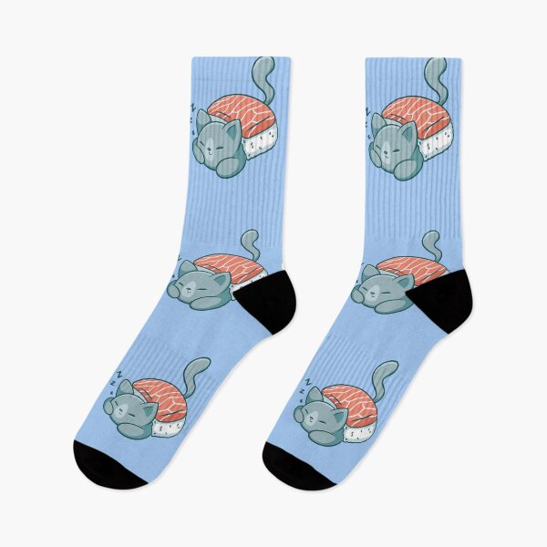 Item preview, sleeping sushi cat designed and sold by DerSenat.