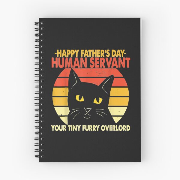 Item preview, Mens Happy Fathers Day Human Servant Your Tiny Furry Overlord TShirt11 designed and sold by blancatawa.