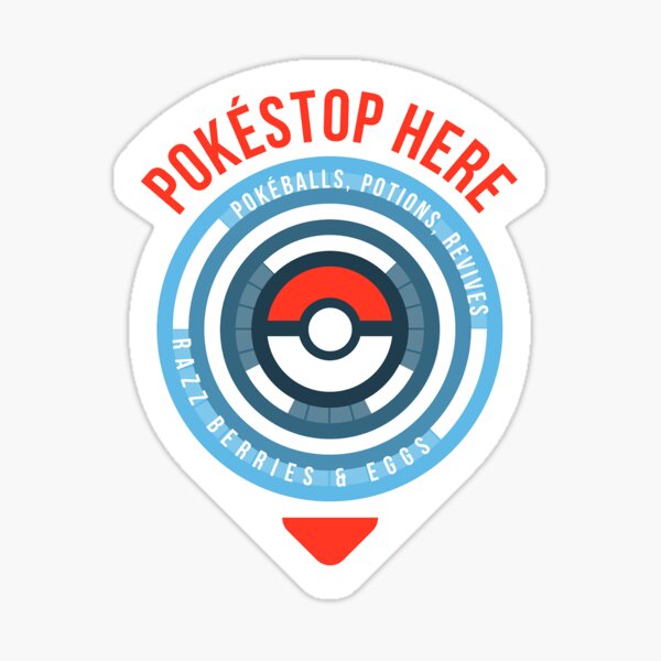 Pokestop Stickers Redbubble