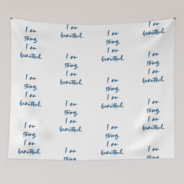 Item preview, Daily Affirmation - I am strong. I am beautiful. designed and sold by Da-Family-Biz.