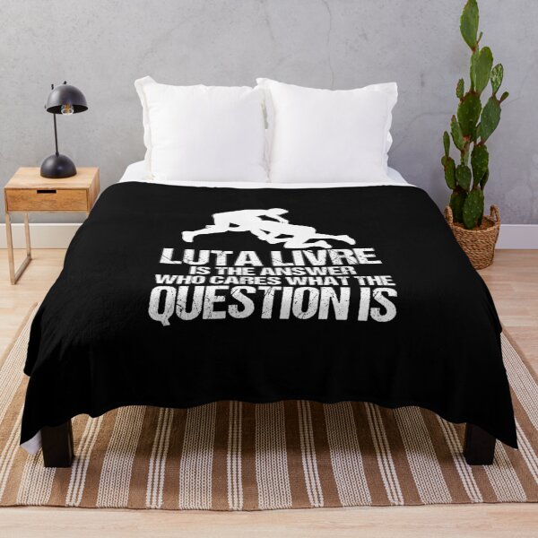 Item preview, Luta Livre Answer Who Cares What The Question Grappling designed and sold by Nessshirts.