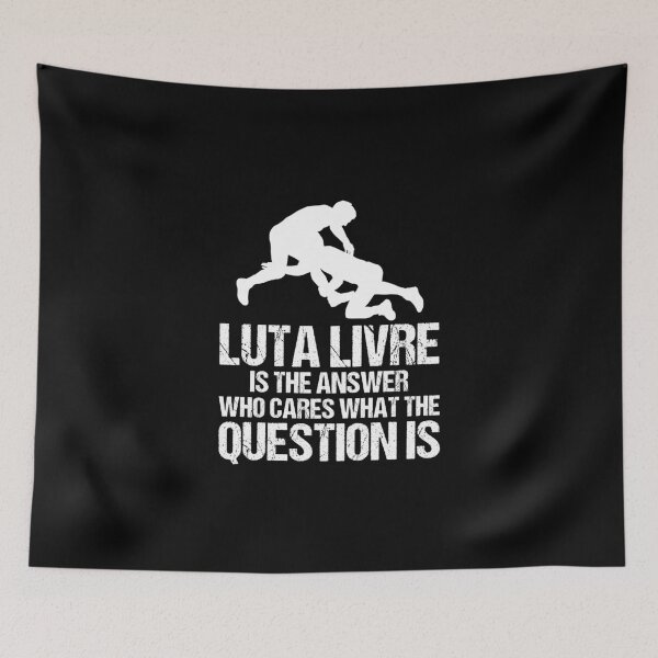 Item preview, Luta Livre Answer Who Cares What The Question Grappling designed and sold by Nessshirts.