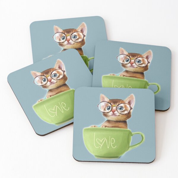Item preview, Cat wearing sunglasses designed and sold by goldennrosess.
