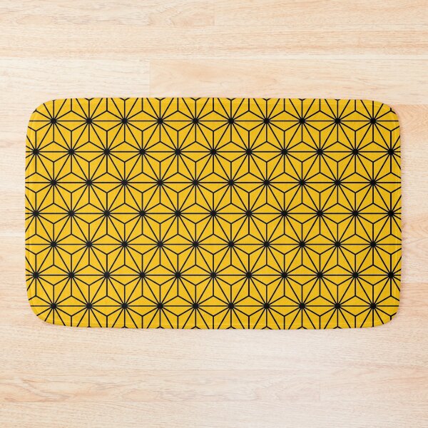 Item preview, Mikado Yellow Asanoha - Japanese Traditional Pattern designed and sold by KinitaDesign.