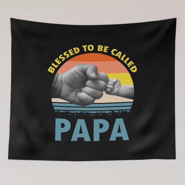 Item preview, Blessed To Be Called Papa Funny Family Dad Saying Father Gift designed and sold by Md. Manjur Ahamed.
