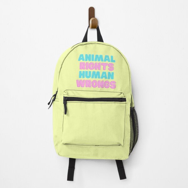 Item preview, Animal Rights Human Wrongs animal activist design designed and sold by Wenellen.