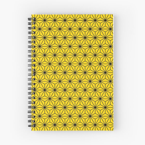 Item preview, Yanpopo-iro Dandelion Yellow Asanoha - Japanese Traditional Pattern designed and sold by KinitaDesign.
