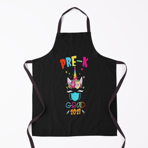 Item preview, PreK Graduate Grad 2021 for Girls Unicorn With Mask TShirt123 designed and sold by blancatawa.