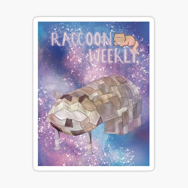 The Raccoon Weekly Sticker