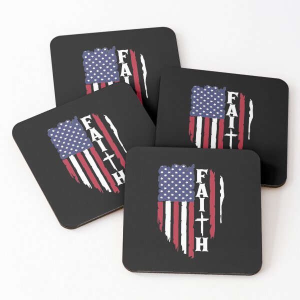 Item preview, AMERICAN FAITH SHIRT AMERICAN FLAG designed and sold by marymc curdy ⭐⭐⭐⭐⭐.