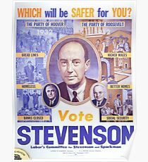 Vintage poster - Adlai Stevenson Poster