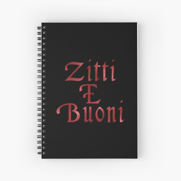 Eurovision 2021- Eurovision song contest - ESC fans - Sit and be pretty - Zitti E Buoni (RB) Spiral Notebook