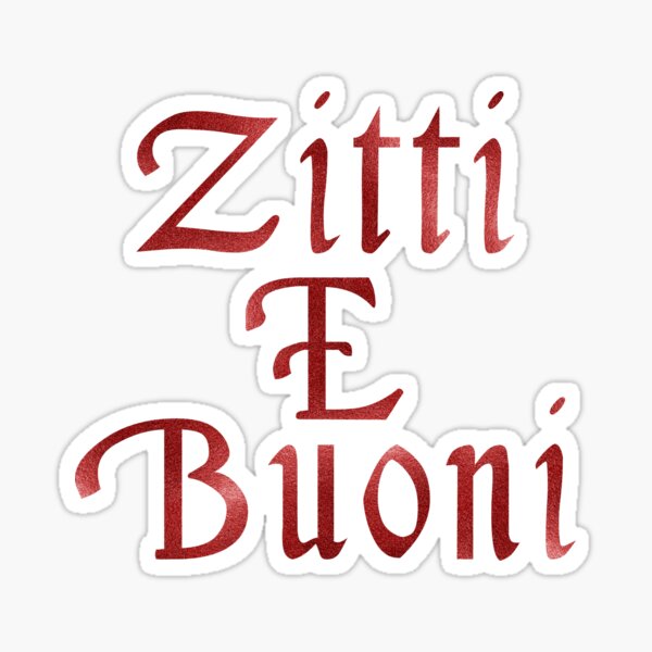 Eurovision 2021- Eurovision song contest - ESC fans - Sit and be pretty - Zitti E Buoni (RB) Sticker