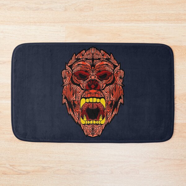 Item preview, Red Warrior Gorilla Head designed and sold by Chubuter.