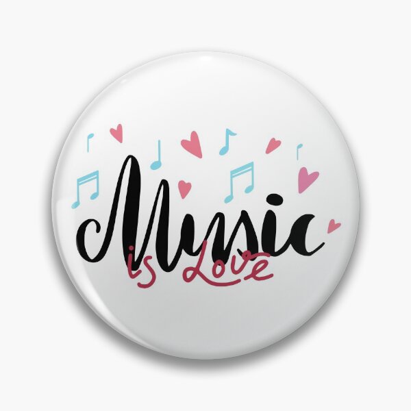 Item preview, Music is love. Original lettering designed and sold by Veleri.