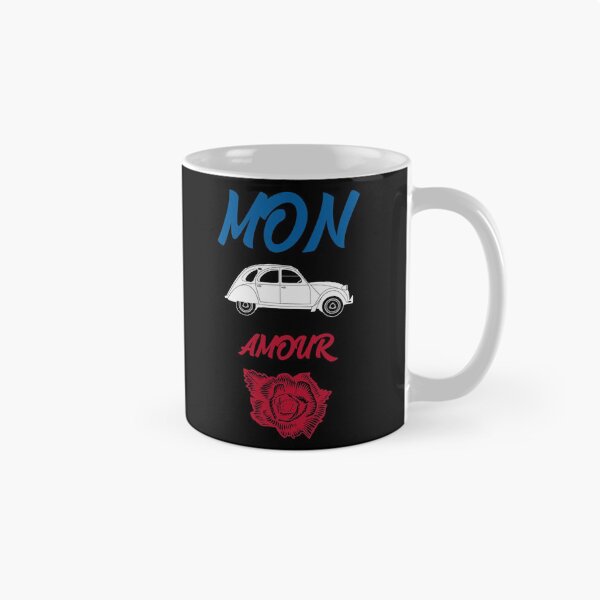 Item preview, Romantic Mon amour 2cv duck Döschwo saying designed and sold by 2CV-Oldtimers.