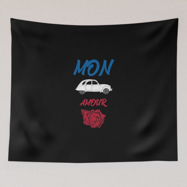 Item preview, Romantic Mon amour 2cv duck Döschwo saying designed and sold by 2CV-Oldtimers.