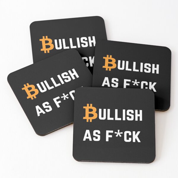Item preview, Bullish As F*ck Bitcoin BTC Quote designed and sold by Unworldly.