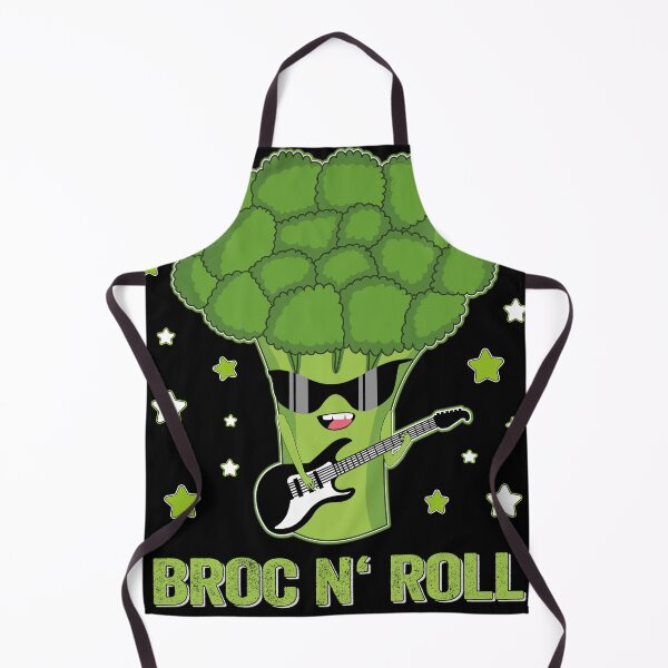 Item preview, Broc N Roll , Funny Broccoli with Sunglasses & Guitar designed and sold by SaliDesigner.