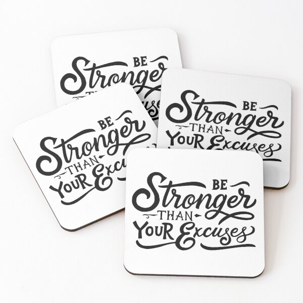 Item preview, Be Stronger than Your Excuses designed and sold by Gavinstar.